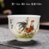 Motif traditionnel de coq, style chinois raffiné-5