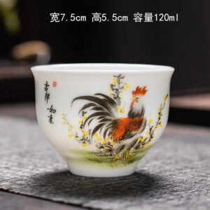 Motif traditionnel de coq, style chinois raffiné-5