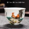 Motif traditionnel de coq, style chinois raffiné-4